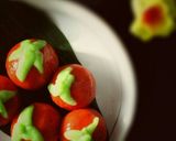 Hình bước làm 3 của món Bánh gấc ngày tết Kinh Kỳ