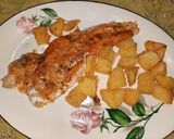 Foto del paso 6 de la receta: Papas con pescado y salsa de morrón