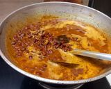 A picture of step 5 of Rajma Masala and Jeera Rice.