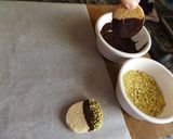 Foto del paso 3 de la receta: Pastas de mantequilla con chocolate y pistachos