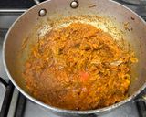 A picture of step 2 of Masala black eye peas.