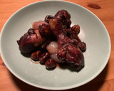 Foto del paso 16 de la receta: Coq au vin aux marrons (Pollo al vino con castañas)