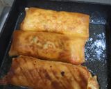 Foto langkah ke 3 dari resep Lumpia Nasi Telur.