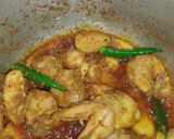 A picture of step 4 of Three Spices Arvi And Chicken Gravy.