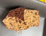Foto del paso 6 de la receta: Budín marmolado saludable de banana cacao y harina de avena