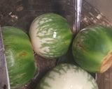 Foto langkah ke 1 dari resep Tumis Ikan tongkol asin campur terong ijo.