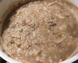 A picture of step 5 of Porcini Mushroom Risotto.