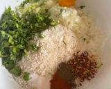 A picture of step 2 of Cheesy Rice Balls Using Leftover Rice:.