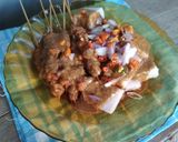 Foto langkah ke 16 dari resep Sate Ayam Bumbu kacang Aka Sate ayam madura enakkkkkkks🍢🍢🍢😋😋😋.