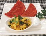 A picture of step 4 of Beetroot Carrot Rava Masala Dosa.