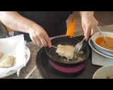 Foto del paso 9 de la receta Bacalao con pasas, piñones y huevo duro