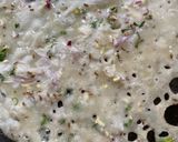 A picture of step 3 of Rava Dosa.