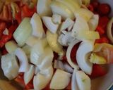 Tojásos lecsó recept fázis 1 fotója