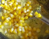 A picture of step 3 of Corn Ki Sabzi.