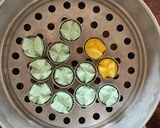 A picture of step 8 of Mimi's ขนมถ้วยฟู Tiny Chinese Cupcakes (Steamed).