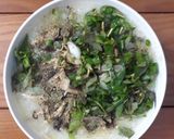 Hình bước làm 6 của món Cháo gà đậu xanh