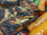 دجاج مشوي على الفحم