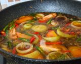 Foto langkah ke 5 dari resep Ati Ampela Usus Saus Pedas.