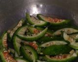 A picture of step 1 of Spicy bitter gourd crispy fry.