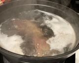 A picture of step 2 of Kapustnica (Slovakian Sauerkraut & Sausage Soup).