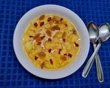 A picture of step 2 of Pineapple or Anarosher Plastic Chutney.