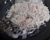 A picture of step 2 of Jeera rice.