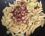蒜香奶油培根斜管麵的食譜步驟3照片