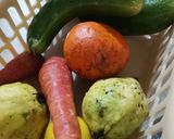 A picture of step 1 of Colourful salad.......