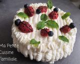 Une image de l'étape 4 de Gâteau de printemps, génoise chocolat, chantilly, cocci'fraises.