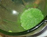 A picture of step 2 of Mint margarita.