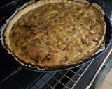 Une image de l'étape 8 de Tarte de poireaux au saumon.