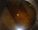 A picture of step 2 of Baghare dahi bade.