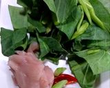 รูปขั้นตอนการทำที่ 1 ของ คะน้าผัดไก่