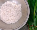 Hình bước làm 1 của món Xôi lá dứa cốt dừa