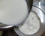 A picture of step 1 of Pista kulfi.