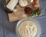 A picture of step 1 of Cocoa Tagliatelle with Butter, Sage, and Walnuts.
