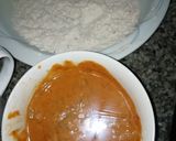 A picture of step 3 of Red chilli fried chicken thigh.