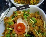 A picture of step 1 of Mutton karahi.