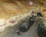 Une image de l'étape 6 de Tourte au jambon et aux 3 fromages.