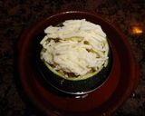 Foto del paso 8 de la receta Calabacín relleno de setas y huevo revuelto