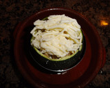 Foto del paso 8 de la receta: Calabacín relleno de setas y huevo revuelto