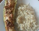 Une image de l'étape 8 de Riz et courgette farcis.