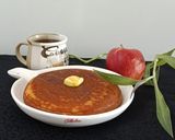 عکس مرحله 4 از دستور پنکیک سیب و دارچین