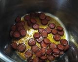Cukkini krémleves kolbásszal recept fázis 2 fotója