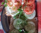 A picture of step 1 of Quick n simple veg n cheese sandwich.