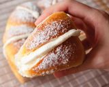 【COOKING BUBU】Snow cream cheese bread ｜雪山奶油乳酪麵包 香甜好吃不膩♡的食譜步驟7照片