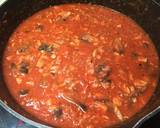 Foto del paso 2 de la receta Espaguetis con champiñones, atún y jamón