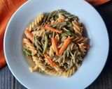 इन्स्टंट तिरंगा पास्ता (pasta recipe in marathi) रेसिपी स्टेप 5 फोटो 