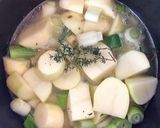 A picture of step 3 of Potato and Leek Soup.