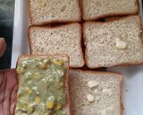 A picture of step 9 of Green masala cheese corn sandwich.